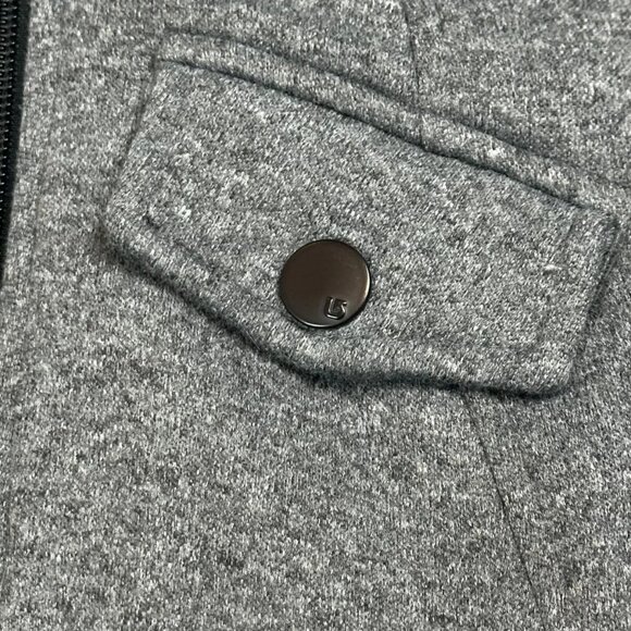 Burton Gray & Black Dry Ride Starr Hooded Zip Snowboard Vest - Small - NWOT - Picture 4 of 11